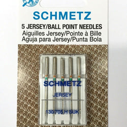 SCHMETZ 130-705H-SUK Jersey Ball Point Home Sewing Machine Needles - 5 Pack