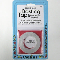 Double Face Basting Tape By Collins 1-8 Inches X 200 Inches #C61
