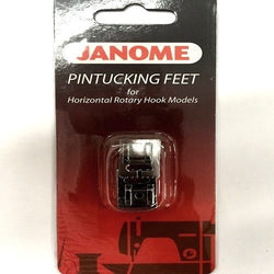 Janome 2 Pc. Pintucking Foot Set For Horizontal Rotary Hook Models #200317009