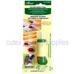 Clover Needle Felting Tool No. 8900 Attach Appliques