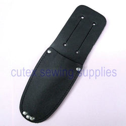 Leather Scissors Sheath Holster With Belt Slits - Holds Up To 8" Length