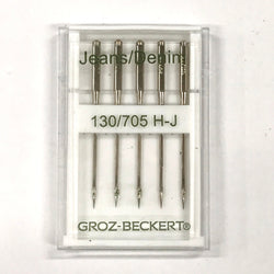 Groz-Beckert 130-705H-J Jeans Needles For Home Sewing Machines - 5 Pk