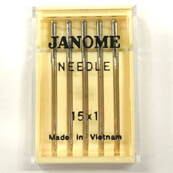 Janome 15X1 HAX1 Universal Household Sewing Machine Needles - 5 Count