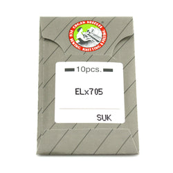 10Pk. Organ ELX705-SUK Ball Point Portable Serger & Coverstitch Machine Needles