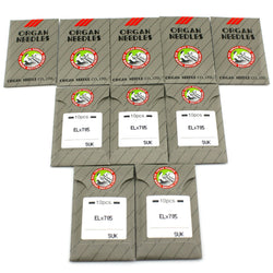 100 Organ ELX705-SUK Ball Point Flat Shank Portable Serger Coverstitch Needles