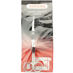 Janome 6" Double Curved Machine Embroidery Scissors
