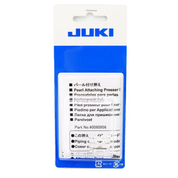 Pearl Attaching Presser Foot #40080956 For Juki HZL-DX, HZL-F, HZL-G Models