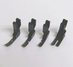 TEFLON COATED INDUSTRIAL SEWING 4PC ZIPPER FOOT SET