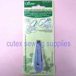 Clover Fusible Bias Tape Maker - Finish Width Size 9mm (3/8")
