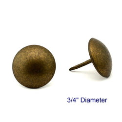 C.S. Osborne 250 Pcs 3/4" Diameter Natural Nail #7254-N Upholstery Tack