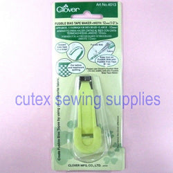 Clover Fusible Bias Tape Maker - Finish Width Size 12mm (1-2")