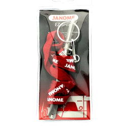 Janome EZ Snips With Lanyard - Curved Tip Push Snip Cutter