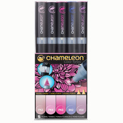 Chameleon 5 Pen Floral Tones Set CT0512 Color Tones Markers