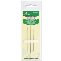 Clover Sashico Needles (Long Type) 3-Needle Pack Clover Art No. 2009