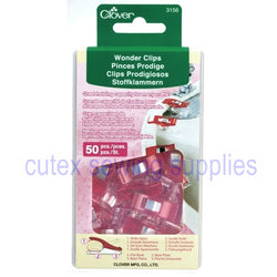 Clover Wonder Clips - 50 Pack For Sewing, Crafts, Quilting, Arts