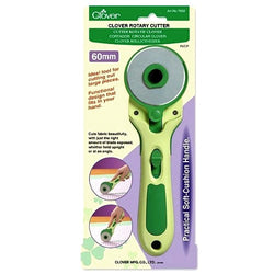 Clover 60MM Round Blade Rotary Cutter With Soft Cushion Handle #7502