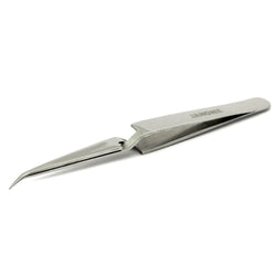 Janome 4-1/2" Opposable Tweezers Curved - Self-Closing Tweezer