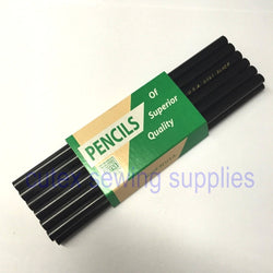 Black Tailoring Pencils - Fabric Marking Pencil - 12 Pk