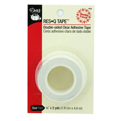 Dritz Res-Q Tape Double Sided Clear Adhesive3-4" x 5yds #D404