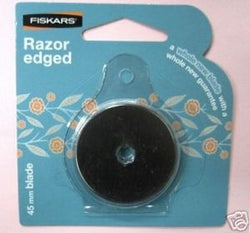 Fiskars 45mm Replacement Rotary Cutter Pinking Blade Zig Zag - F1343