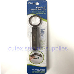 Dritz Magnifier & Twezers With LED 653413 Sewing & Craft Tool