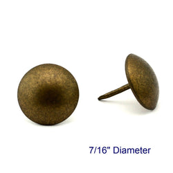 C.S. Osborne 100 Pcs 7-16" Dia. Natural Decorative Nail #7250-N Upholstery Tacks