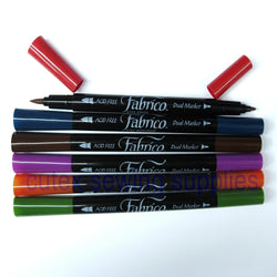 Fabrico Markers Dual Tip 6 Color Fabric Pen Set - Landscape PF-400-007