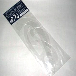 Fairgate Three Clear French Curve Set #10-000