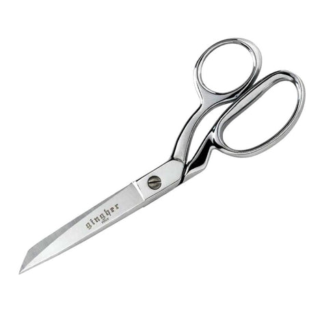 GINGHER,Gold Handle Knife Edge Bent Shears 8