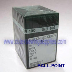 100 Groz-Beckert 134R 135X5 DPX5 Ball-Point (FFG) Sewing Machine Needles