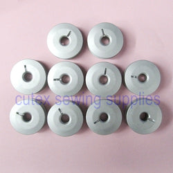 10 Aluminum Slotted "M" Bobbins For Tin Lizzie Ansley Gammill Quilting Machine