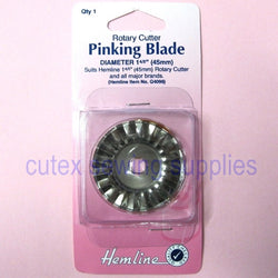 Hemline Pinking Blade, 45MM Rotary Cutter Replacemnt Blade