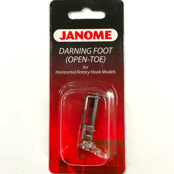 Janome Darning Foot (Open-Toe) #200340001 Horizontal Rotary Hook Models