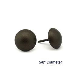 C.S. Osborne 250 Pcs 5/8" Diameter Dark Natural Nail #7262-N Decorative Tacks