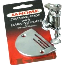 Janome Darning Foot With Plate For DB Hook (High Shank) Machines 767827009