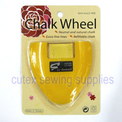 Chalk Wheel - Fine Line Fabric Marker Blue, Red, White, Yellow Choose Color