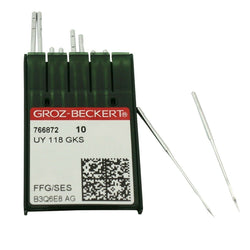 100 Groz-Beckert UY118GKS FFG Point Sewing Machine Needles