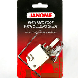 Janome Even Feed Foot with Quilting Guide for Memory Craft Embroidery Machines