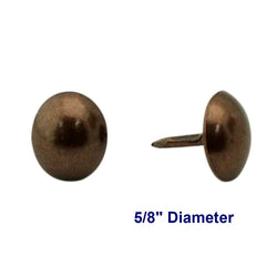 C.S. Osborne 50 Pcs 5/8" Diameter Antique Oxidized Nail #6993-AO Tacks