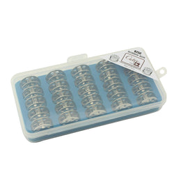 Cutex Pack of 25 Juki DU-141, DU-1181N Bobbins With Storage Case