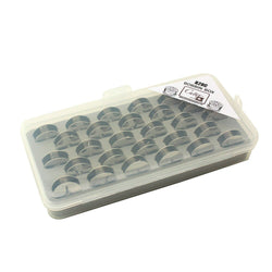 Pack of 28 Metal Bobbins #9033 for Pfaff Sewing Machines with Storage Case