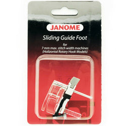 Sliding Guide Foot #202218005 For Janome 7mm Max Stitch Width Sewing Machine