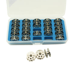 Cutex Pack of 25 Juki DU-141, DU-1181N Bobbins With Storage Case