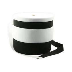 Knitted Elastic 1-1/2" Width X 50 Yards Black/White For Waistband Underwear