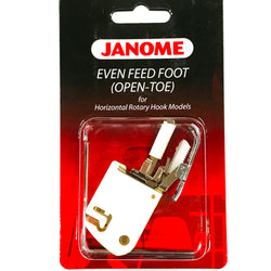 Janome Even Feed Foot (Open-Toe) #200339007 Horizontal Rotary Hook Models