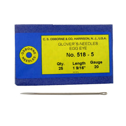 C.S. Osborne Pack Of 25 Glover's Needles #518 (518-5) Size 5 Made In USA