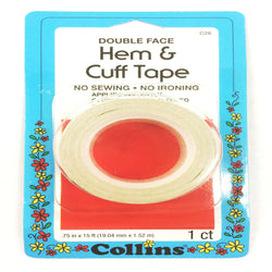 Collins Hem & Cuff Tape 3/4" X 15 ft. Double Face Tape C26