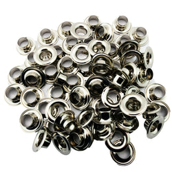 C.S. Osborne Nickel Grommets & Washers #N1-1 Size 1 (9/32" Hole) 144 Sets