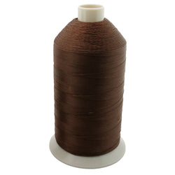 Brown Bonded Nylon Upholstery Thread Size 138, Tex 135, 16 Oz. 3000 Yards