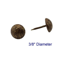 C.S. Osborne 100 Pcs 3/8" Dia. Old Gold Speckled Red Nail #6880-OGSR Tacks